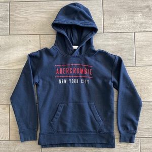 Boys Abercrombie Kids Navy Hoodie/Pullover